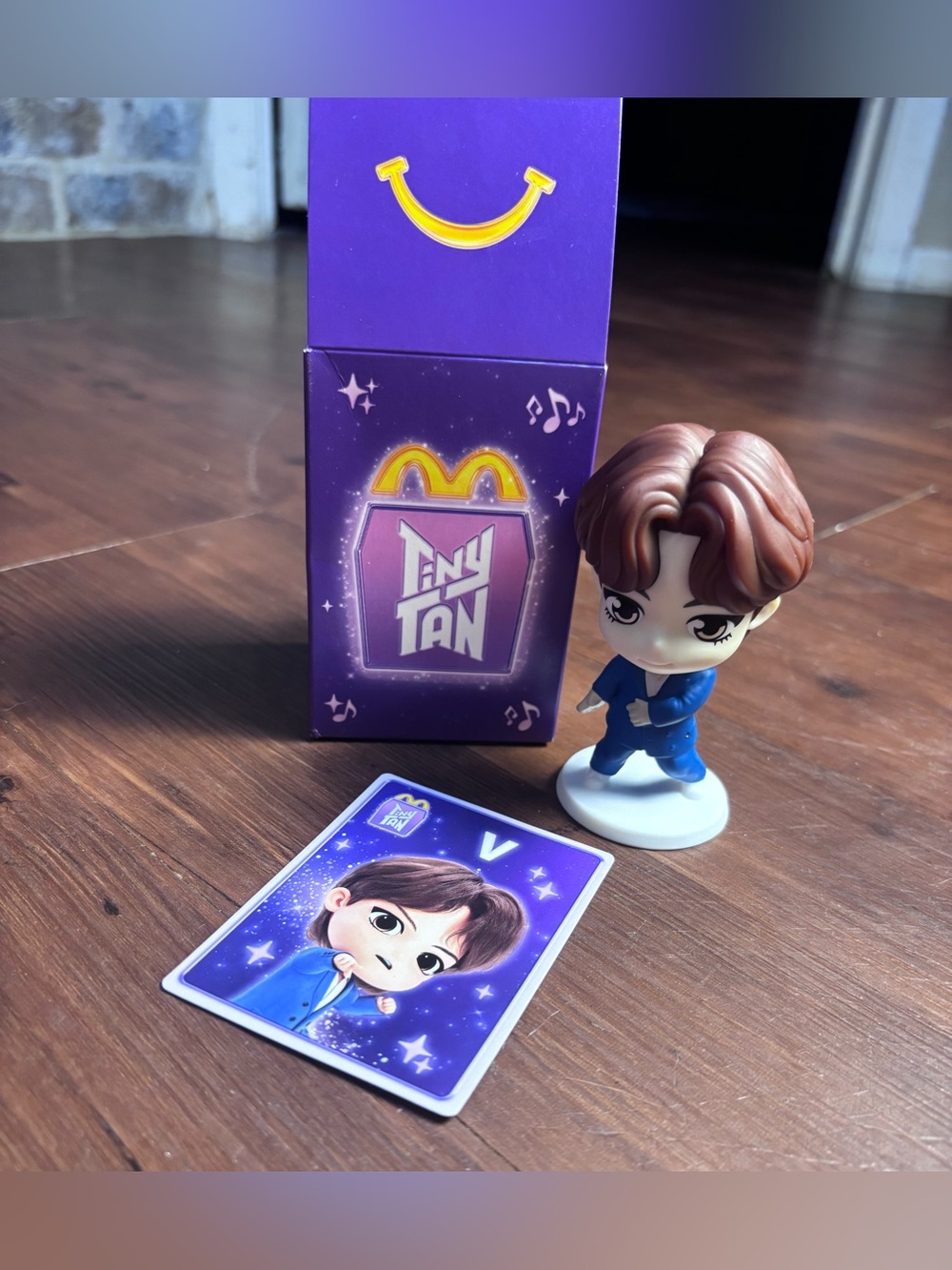 V Figure Collectible, McDonalds BTS inspired K Pop Figurine